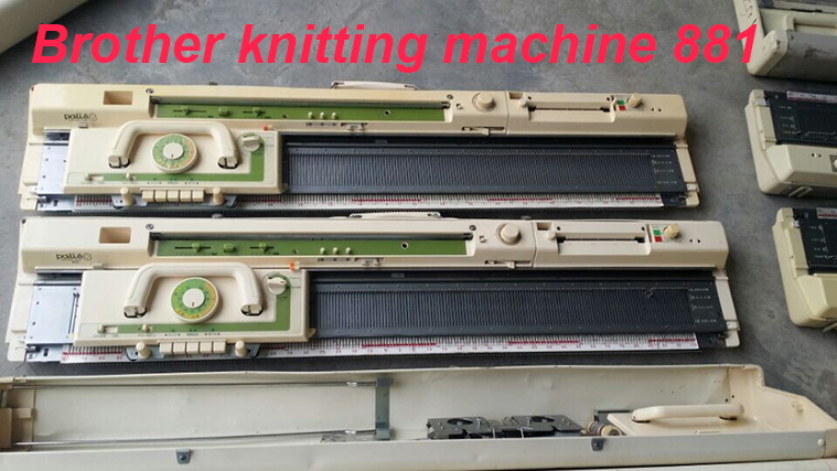 새에 8 사용  일본어 형제 뜨개질 기계 (881)/Genuine Japanese Brother knitting machine 881 Used 8 into a new